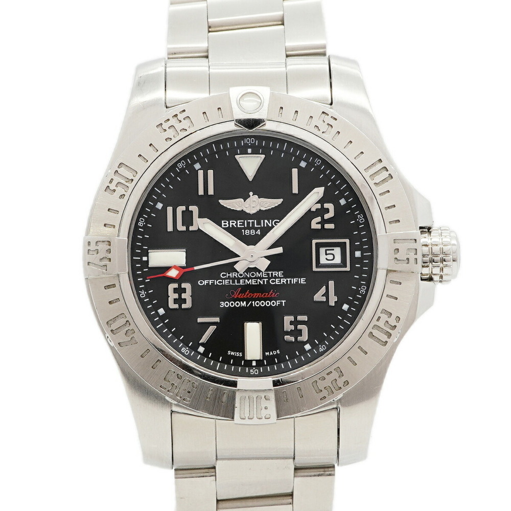 Breitling Avenger II Seawolf A1733110 A17331 Black Dial Men's Watch